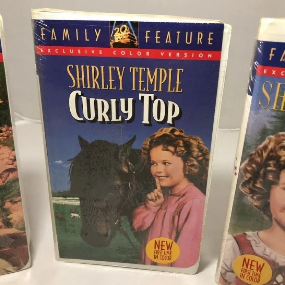 Collectors SHIRLEY TEMPLE COLLECTION LOT 3 VHS video Tapes MOVIES